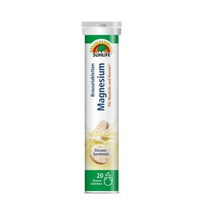 Вітаміни SUNLIFE (Санлайф) Magnesium Магнезіум Brausetabletten таблетки шипучі туба 20 шт
